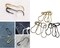 1000Pcs Metal Golden Safety Pins/Bulb Pin/Gourd Pin/Calabash Pin